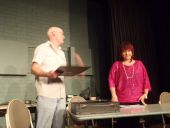 869 Cast rehearsing in  Dont talk to the Actors