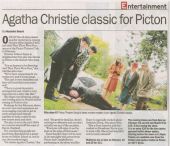 Advertiser Announces tickets Ph4677 8313 for Picton Theatres new Agatha Christie thriller
