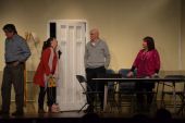 0881 Cast rehearsing in Dont talk to the Actors