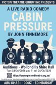 Cabin Pressure Audition Final Poster