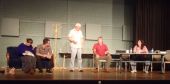 840 Cast rehearsing in  Dont talk to the Actors