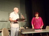 869 Cast rehearsing in  Dont talk to the Actors