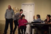 0958 Cast rehearsing in  Dont talk to the Actors